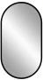 Lustro 90x50 cm APOLLO LED czarne