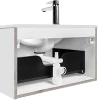 Zestaw mebli łazienkowych FIJI WHITE 120 cm (syfon PRELOC 400)