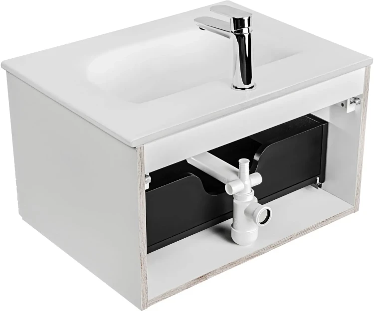 Zestaw mebli łazienkowych FIJI WHITE 120 cm (syfon PRELOC 400)
