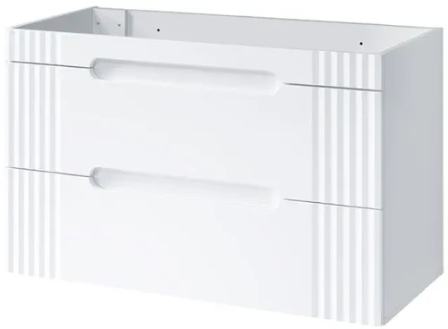 Zestaw mebli łazienkowych FIJI WHITE 100 cm (szafka pod umywalkę FIJI WHITE 82-100-D-2S)