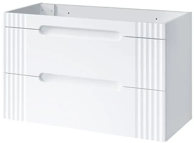 Zestaw mebli łazienkowych FIJI WHITE (szafka pod umywalkę FIJI WHITE 82-100-D-2S)