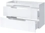 Zestaw mebli łazienkowych FIJI WHITE (szafka pod umywalkę FIJI WHITE 82-100-D-2S)