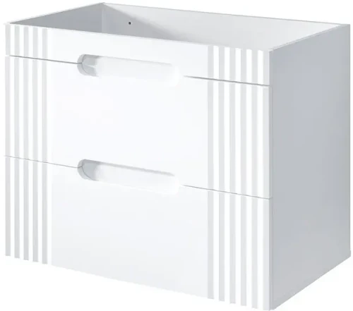 Zestaw mebli łazienkowych FIJI WHITE 80 cm (szafka pod umywalkę FIJI WHITE 82-80-D-2S)