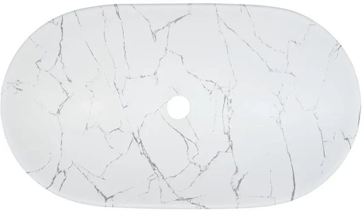 Zestaw mebli łazienkowych FIJI WHITE (umywalka ceramiczna nablatowa UN-LENA-MW17)