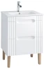 Zestaw mebli łazienkowych FIJI WHITE 60 cm z umywalką Lava - 5 elementów