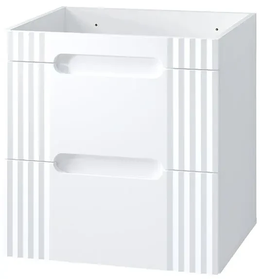 Zestaw mebli łazienkowych FIJI WHITE 60 cm (szafka pod umywalkę FIJI WHITE 82-60-D-2S)
