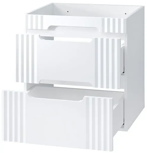 Zestaw mebli łazienkowych FIJI WHITE 60 cm (szafka pod umywalkę FIJI WHITE 82-60-D-2S)