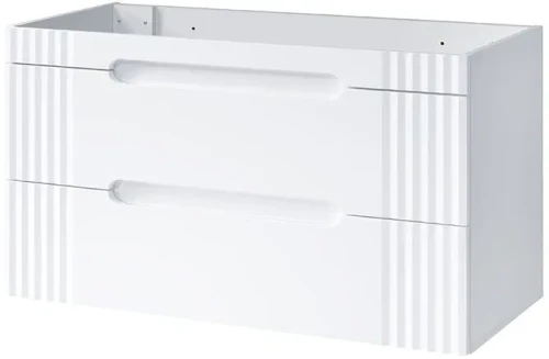 Zestaw mebli łazienkowych FIJI WHITE A02 (szafka pod umywalkę 
 FIJI WHITE 82-120-D-2S)