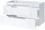 Zestaw mebli łazienkowych FIJI WHITE A02 (szafka pod umywalkę 
 FIJI WHITE 82-120-D-2S)