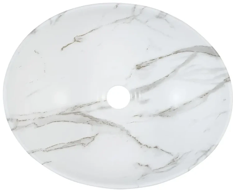Zestaw mebli łazienkowych FIJI WHITE A02 (umywalka ceramiczna nablatowa UN-PATI-MW3)