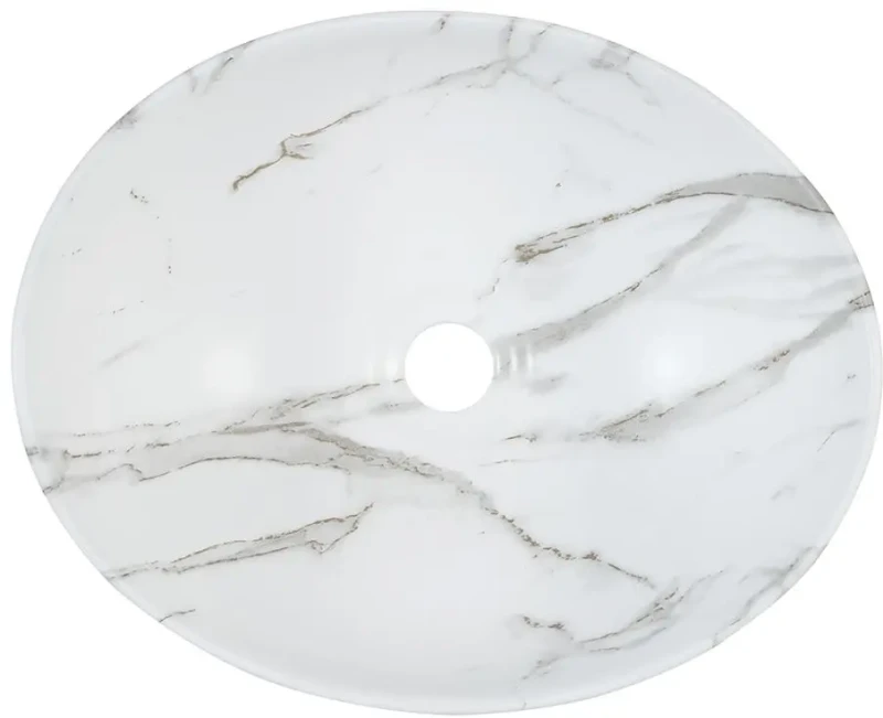 Zestaw mebli łazienkowych FIJI WHITE A02 (umywalka ceramiczna nablatowa UN-PATI-MW3)