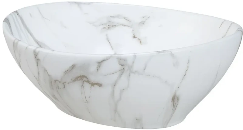 Zestaw mebli łazienkowych FIJI WHITE A02 (umywalka ceramiczna nablatowa UN-PATI-MW3)