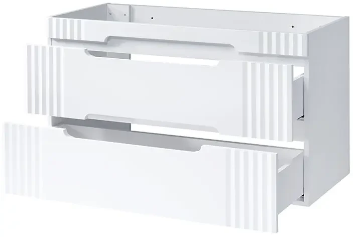 Zestaw mebli łazienkowych FIJI WHITE A01 (szafka pod umywalkę FIJI WHITE 82-120-D-2S)