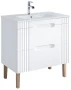 Zestaw mebli łazienkowych FIJI WHITE A05 z szafką pod umywalkę 80 cm