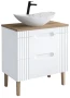 Zestaw mebli łazienkowych FIJI WHITE A06 (szafka pod umywalkę FIJI WHITE 82-80-D-2S)