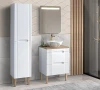 Zestaw mebli łazienkowych FIJI WHITE A07 z szafką pod umywalkę 60 cm