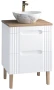 Zestaw mebli łazienkowych FIJI WHITE A07 (szafka pod umywalkę FIJI WHITE 82-60-D-2S)