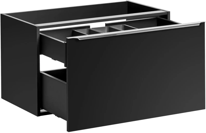 Zestaw mebli łazienkowych SANTA FE BLACK (szafka pod umywalkę SANTA FE BLACK 82-80-B-2S)