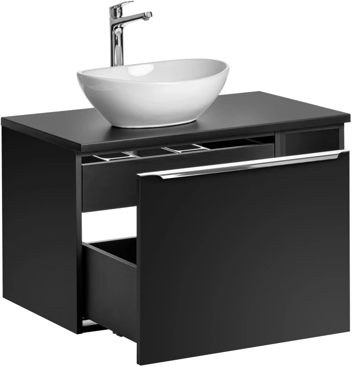Zestaw mebli łazienkowych SANTA FE BLACK 80 cm