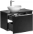 Zestaw mebli łazienkowych SANTA FE BLACK 80 cm