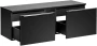 Zestaw mebli łazienkowych SANTA FE BLACK z blatem 140 cm