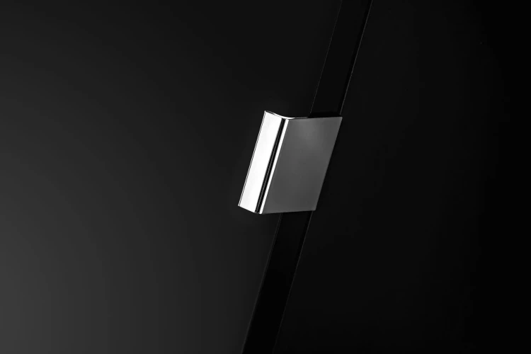 Zestaw mebli łazienkowych SANTA FE BLACK A1 z szafką pod umywalkę 140 cm (detal)