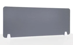 Przegroda biurkowa 100x40 cm Biały/Szary