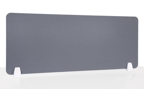 Przegroda biurkowa 100x40 cm Biały/Szary
