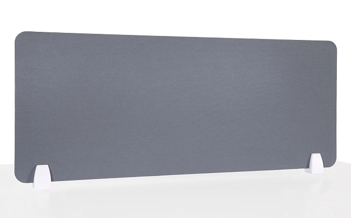 Przegroda biurkowa 100x40 cm Biały/Szary