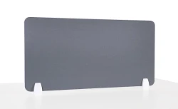 Przegroda biurkowa 80x40 cm Biały/Szary