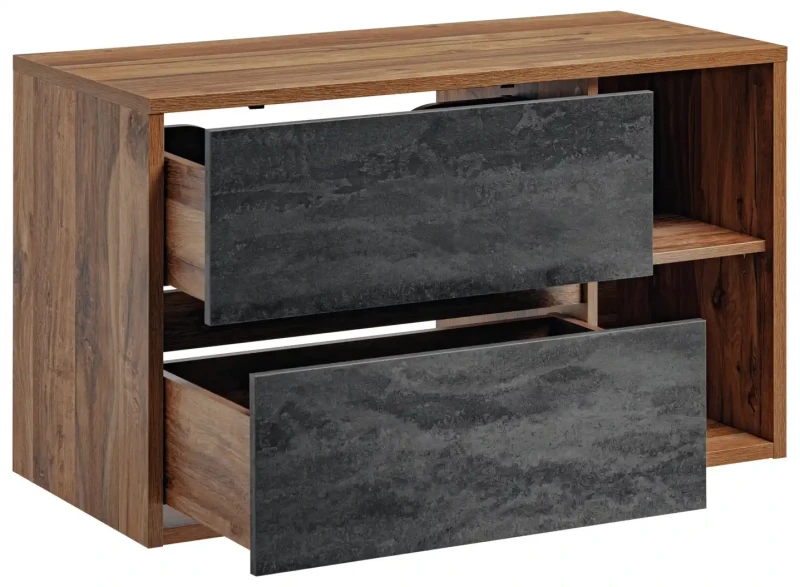 Szafka łazienkowa 100 cm HAMPTON CONCRETE (szafka pod umywalkę HAMPTON CONCRETE 824)