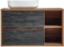 Szafka łazienkowa 100 cm HAMPTON CONCRETE z umywalką MAGIC