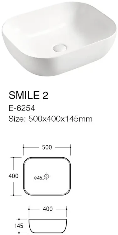 Szafka łazienkowa 100 cm HAMPTON CONCRETE (umywalka ceramiczna nablatowa UM-6254 SMILE 50 DP)