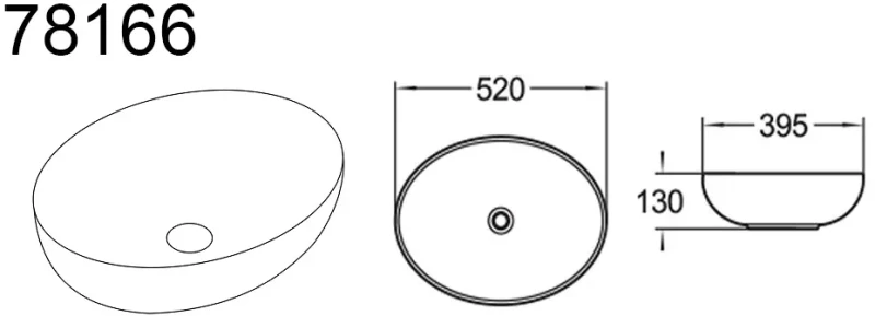 Zestaw mebli łazienkowych XILO A6 (umywalka ceramiczna nablatowa UN-MONA-MB12)