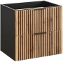 Zestaw mebli łazienkowych XILO A6 (szafka pod umywalkę XILO BLACK WOTAN 82-60-D-2S)