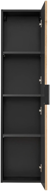 Zestaw mebli łazienkowych XILO A3 (słupek wysoki XILO BLACK WOTAN 80-01-D-1D)