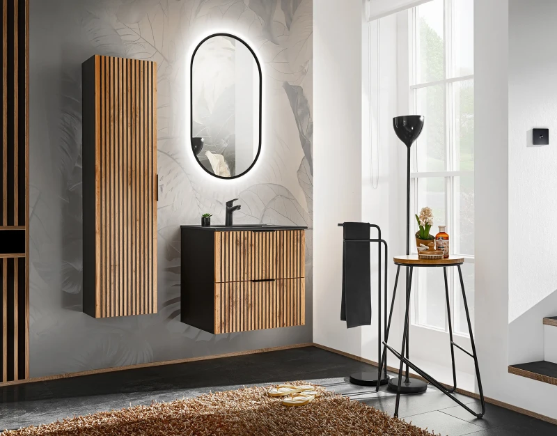 Zestaw mebli łazienkowych XILO A1 z szafką pod umywalkę 60 cm