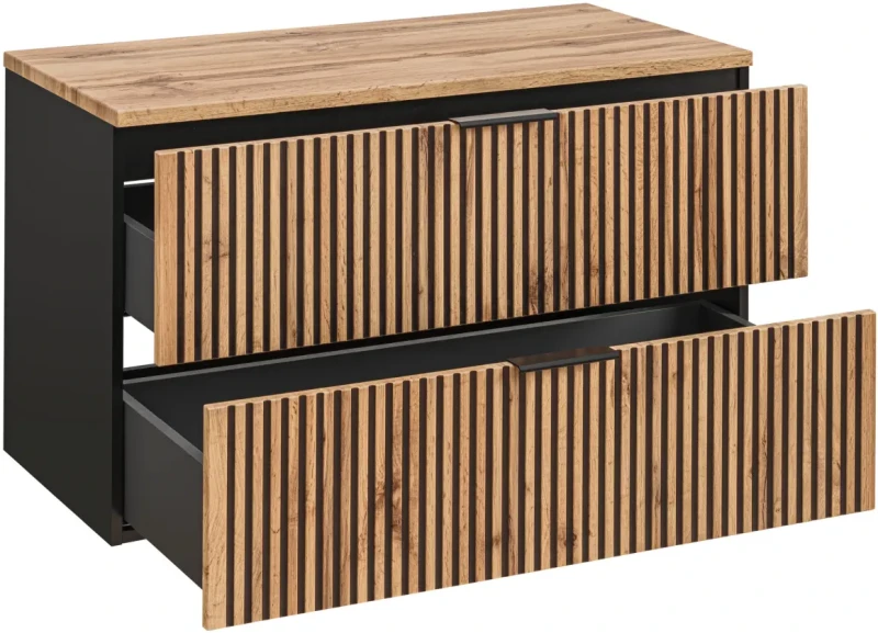 Szafka łazienkowa 10 cm XILO z blatem 100 cm