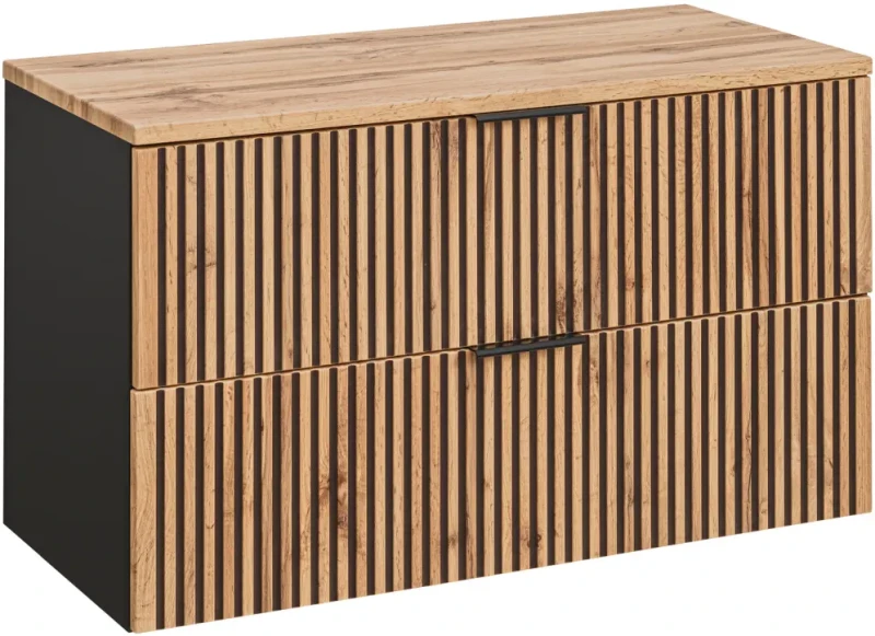 Szafka łazienkowa 10 cm XILO z blatem 100 cm