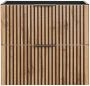 Szafka łazienkowa 80 cm XILO (szafka pod umywalkę XILO BLACK WOTAN 82-80-D-2S)
