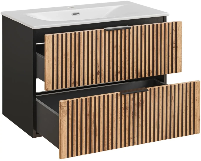 Szafka łazienkowa 80 cm XILO z umywalką SKY