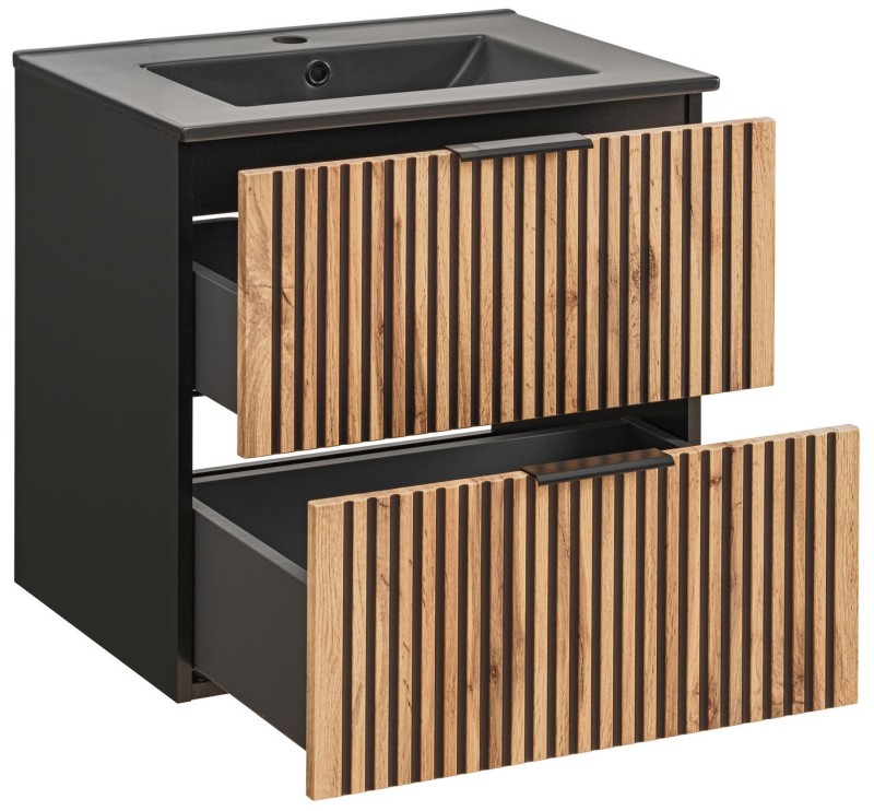 Szafka łazienkowa 60 cm XILO z umywalką LAVA