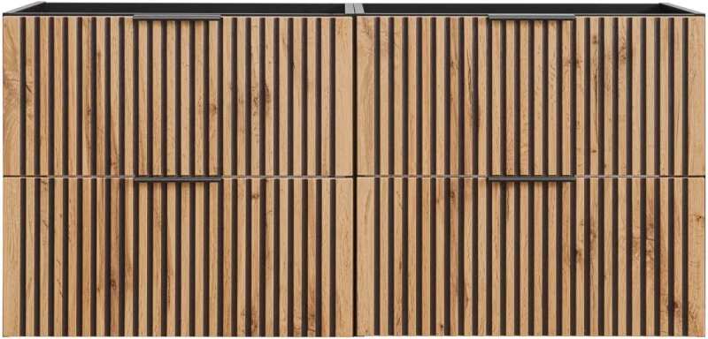 Zestaw mebli łazienkowych XILO (szafka pod umywalkę XILO BLACK WOTAN 82-60-D-2S)