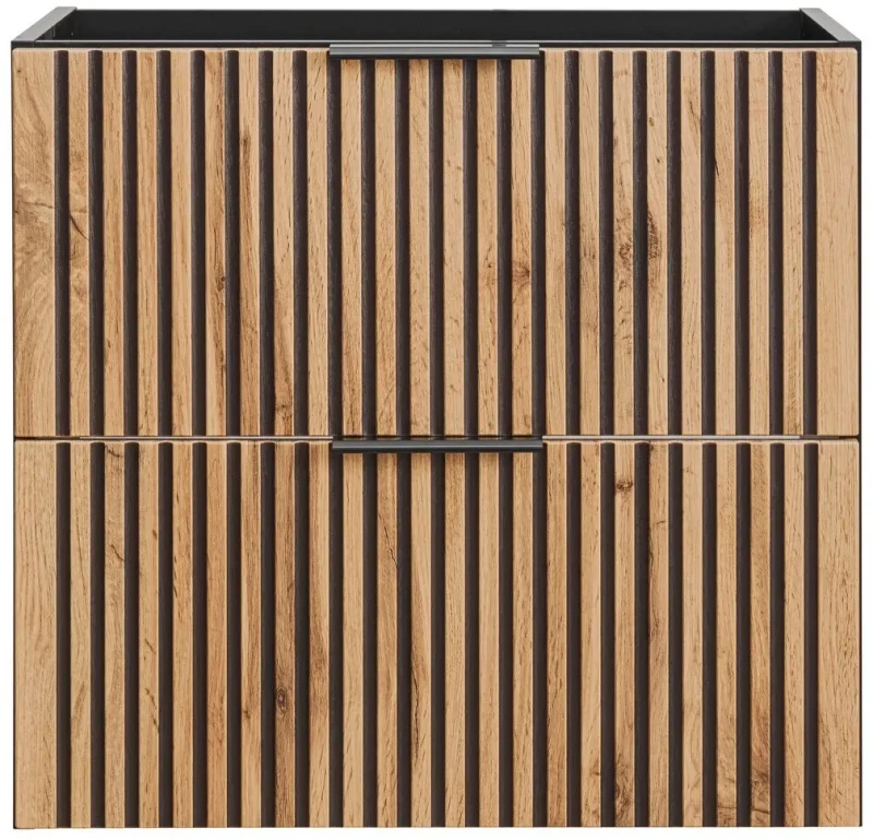 Szafka łazienkowa 60 cm XILO (szafka pod umywalkę XILO BLACK WOTAN 82-60-D-2S)