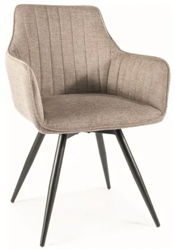 Krzesło tapicerowane Ballo Brego beżowe