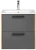 Szafka pod umywalkę MADERA GREY 820 dąb artisan/grafit - aranżacja z umywalką