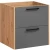 Szafka pod umywalkę MADERA GREY 820 dąb artisan/grafit