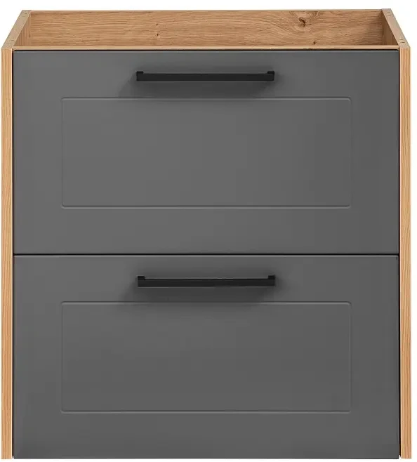 Szafka pod umywalkę MADERA GREY 820 dąb artisan/grafit