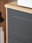 Szafka pod umywalkę MADERA GREY 820 dąb artisan/grafit - aranżacja