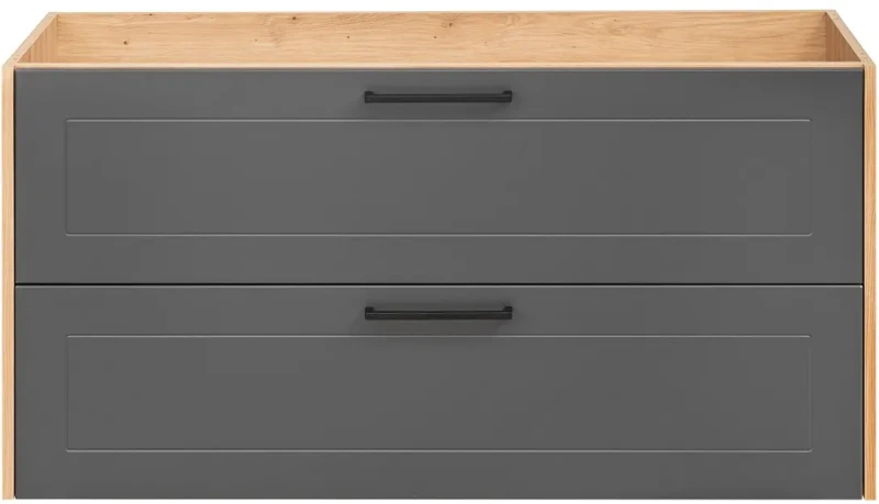 Szafka pod umywalkę 120 cm MADERA GREY 854 dąb artisan/grafit